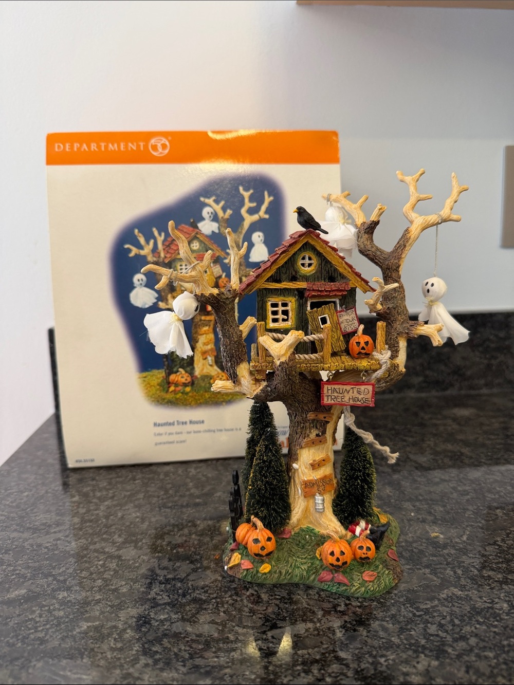 Department 56 Haunted Tree House Halloween Decor - (retired)